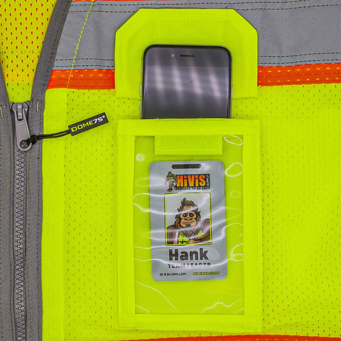 DOME75® OMNI SERIES ANSI Class 2 Contrast Heavy Duty Utility Safety Vest - OV5523