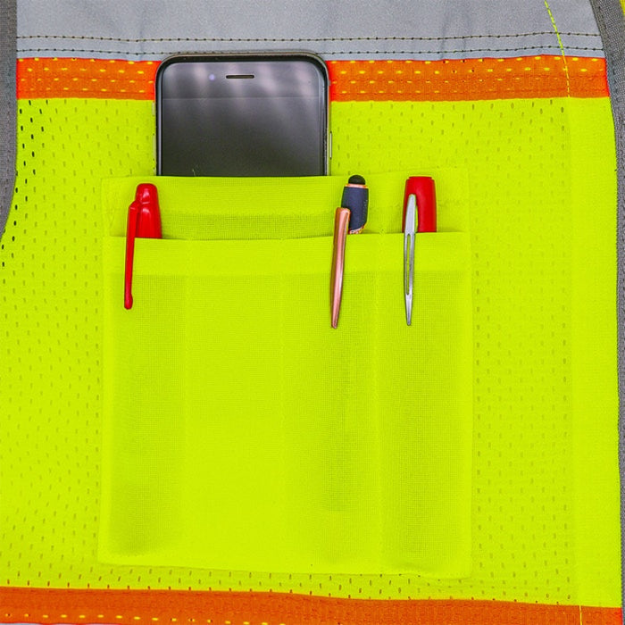 DOME75® OMNI SERIES ANSI Class 2 Contrast Heavy Duty Utility Safety Vest - OV5523