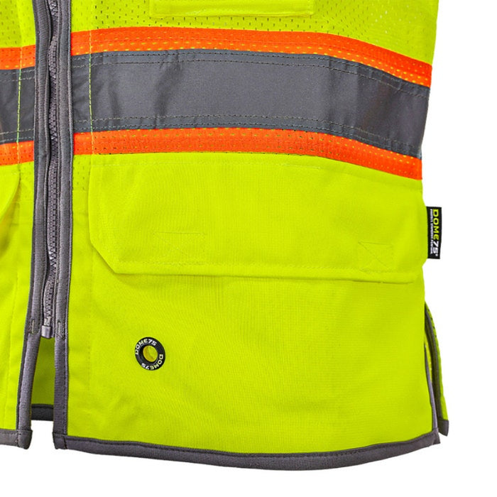 DOME75® OMNI SERIES ANSI Class 2 Contrast Heavy Duty Utility Safety Vest - OV5523