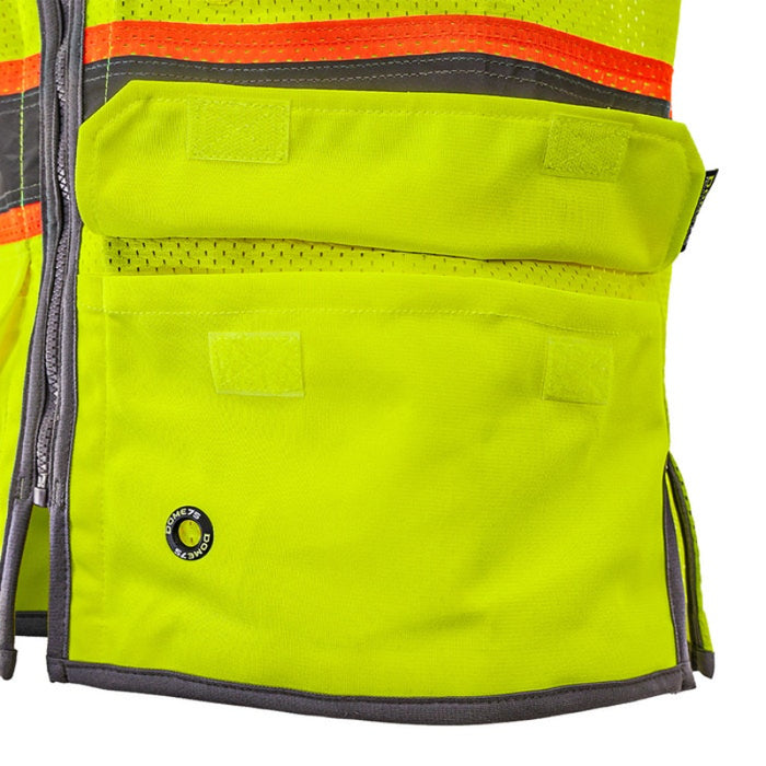 DOME75® OMNI SERIES ANSI Class 2 Contrast Heavy Duty Utility Safety Vest - OV5523