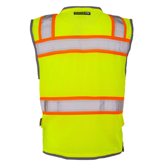 DOME75® OMNI SERIES ANSI Class 2 Contrast Heavy Duty Utility Safety Vest - OV5523