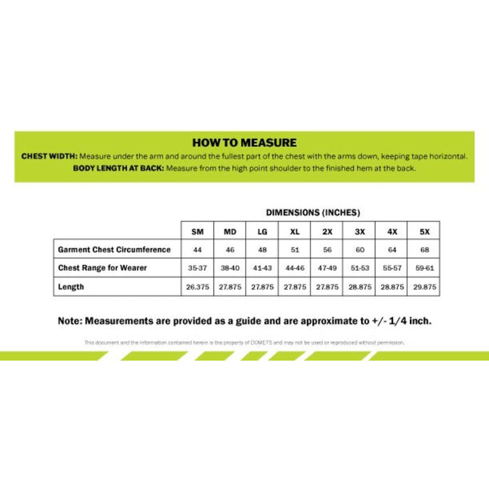 DOME75® OMNI SERIES ANSI Class 2 Contrast Heavy Duty Utility Safety Vest - OV5523