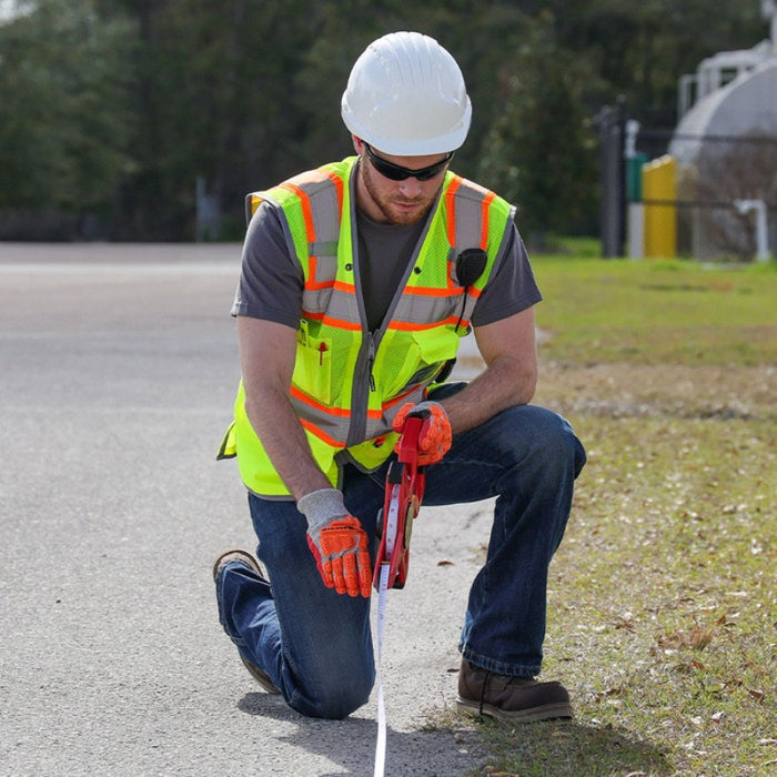 DOME75® OMNI SERIES ANSI Class 2 Contrast Heavy Duty Utility Safety Vest - OV5523