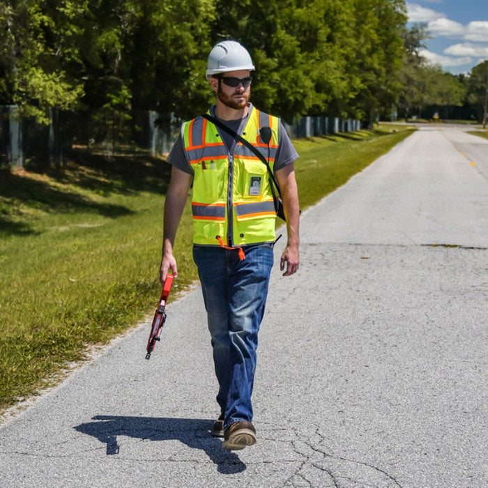 DOME75® OMNI SERIES ANSI Class 2 Hi-Vis Contrast Heavy Duty Surveyors Vest with ProPocket™ - OV6123