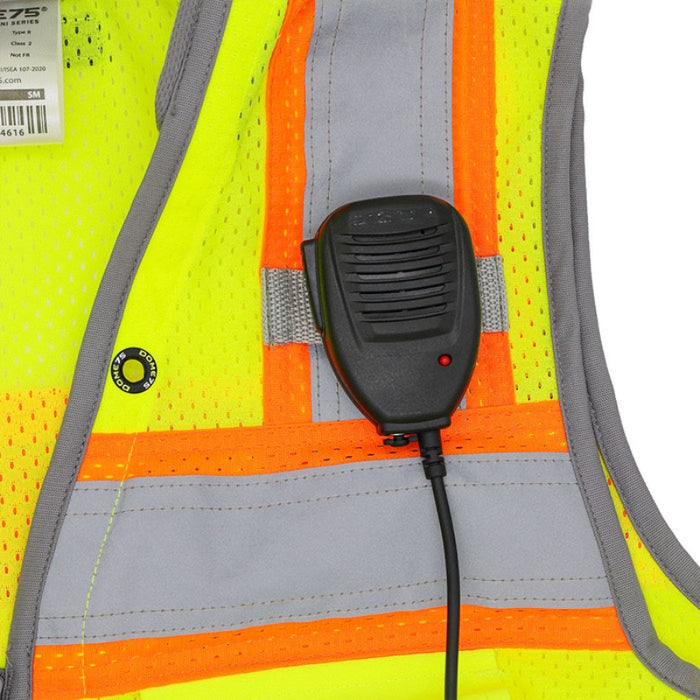 DOME75®  ANSI Class 2 Hi-Vis Contrast Women's Heavy Duty Surveyors Vest with ProPocket™ - OV6123W