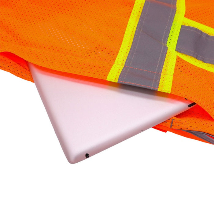 DOME75®  ANSI Class 2 Hi-Vis Contrast Women's Heavy Duty Surveyors Vest with ProPocket™ - OV6123W
