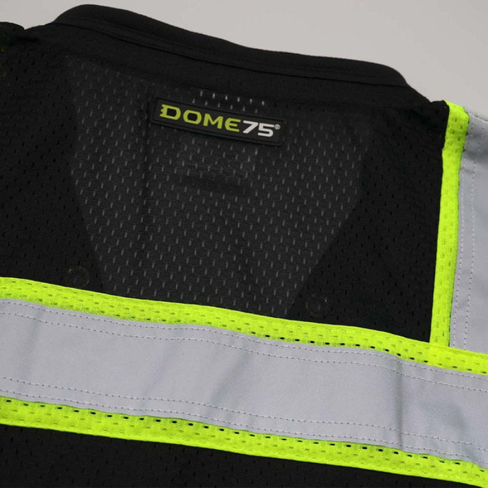 DOME75® OV6100 Enhanced Visibility Heavy Duty Utility Vest - OV6183-BKHY