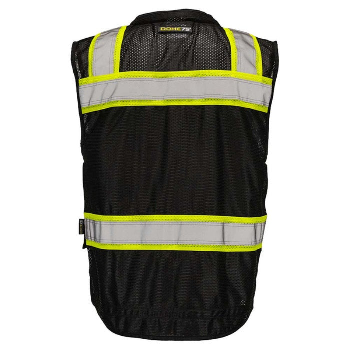 DOME75® OV6100 Enhanced Visibility Heavy Duty Utility Vest - OV6183-BKHY