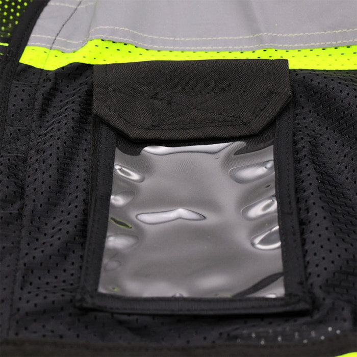 DOME75® OV6100 Enhanced Visibility Heavy Duty Utility Vest - OV6183-BKHY