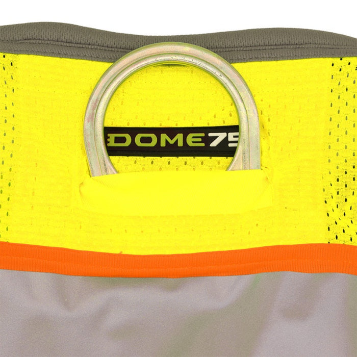 DOME75® OMNI SERIES ANSI Class 2 Black Bottom Solid Front Heavy-Duty Utility Vest - OV8725