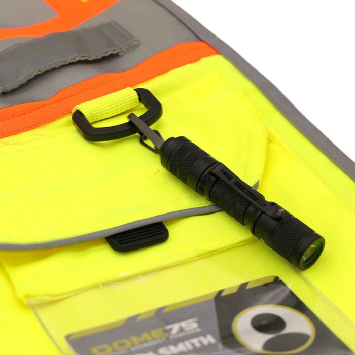 DOME75® OMNI SERIES ANSI Class 2 Black Bottom Solid Front Heavy-Duty Utility Vest - OV8725