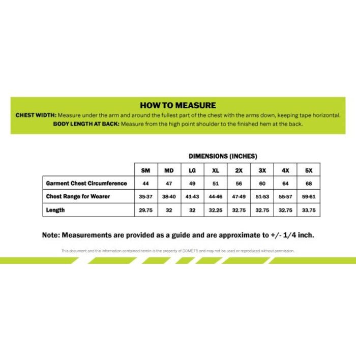 DOME75® OMNI SERIES Enhanced Visibility Heavy-Duty Safety Vest - OV8783