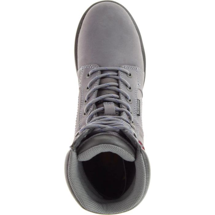 CAT Women's Echo 8" Waterproof Steel Toe Work Boots Frost Grey - P90565