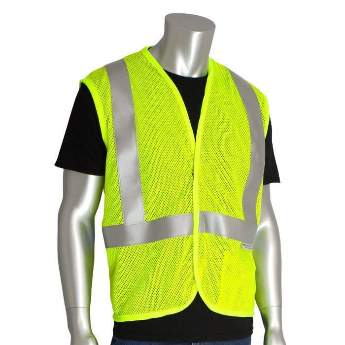 PIP® High Visibility FR Mesh Safety Vest - ANSI Class 2 Type R - 2100