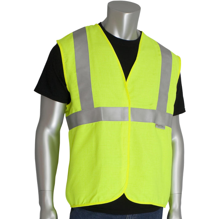 PIP® High Visibility Solid Safety Vest - ANSI Class 2 Type R - Yellow Hi-Vis - 2200