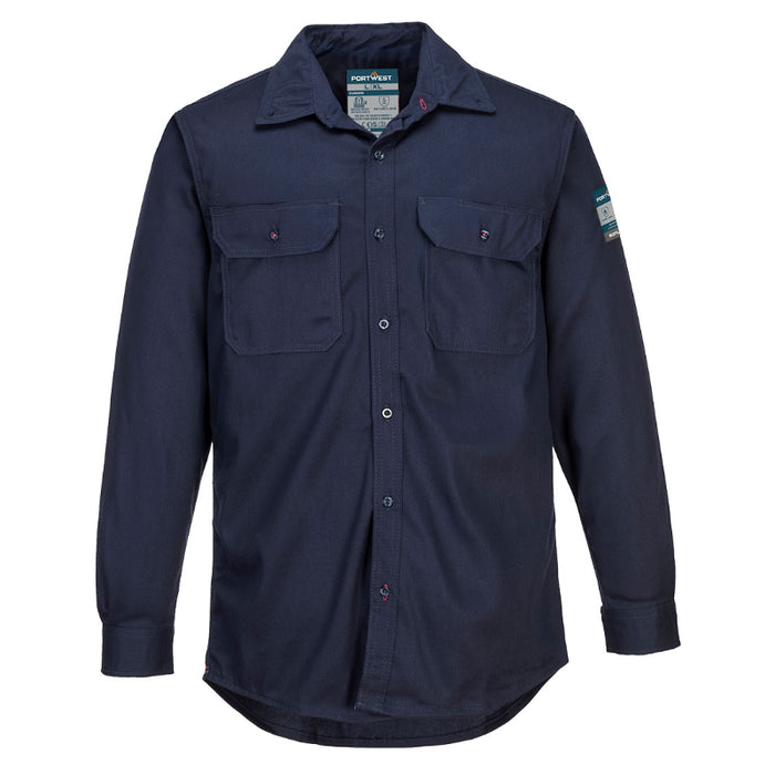 PORTWEST® Bizflame Flame Resistant Collared Work Shirt - Button Up - ARC 2 - FR89