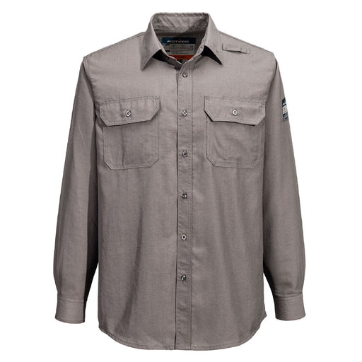 PORTWEST® Vented Flame Resistant Button Up Work Shirt - FR705