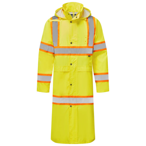 Portwest® Hi-Vis Rain Coat - Extended 48" Back - UH405
