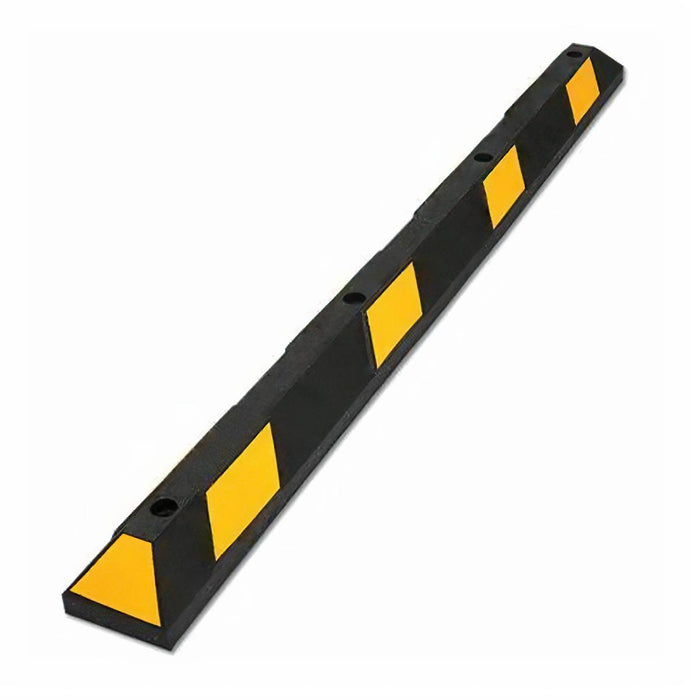 Stop Blocks 6 Foot Long - Rubber Parking Curb Wheel Stop Block - Yellow — Safety ...