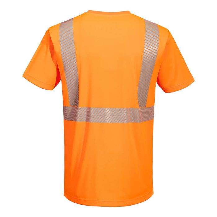 Portwest – Hi-Vis Lightweight Short Sleeve T-Shirt Segmented Tape – L044