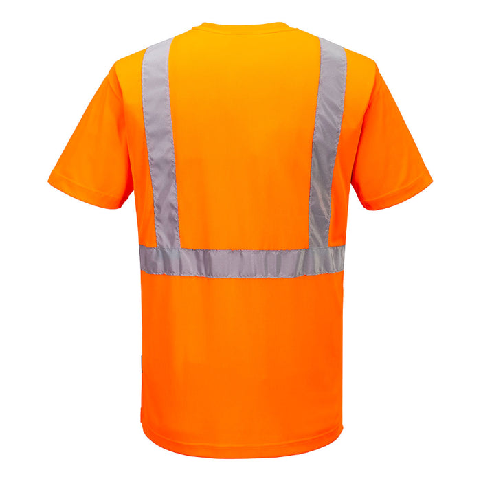 Portwest® Hi-Vis Lightweight T-Shirt - ASNI Class 2 Type R - L041