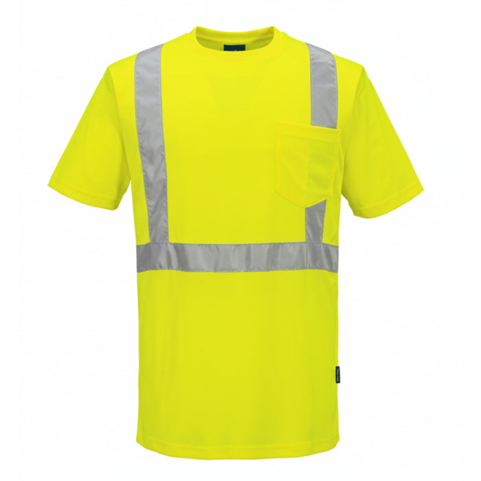 Portwest® Hi-Vis Lightweight T-Shirt - ASNI Class 2 Type R - L041