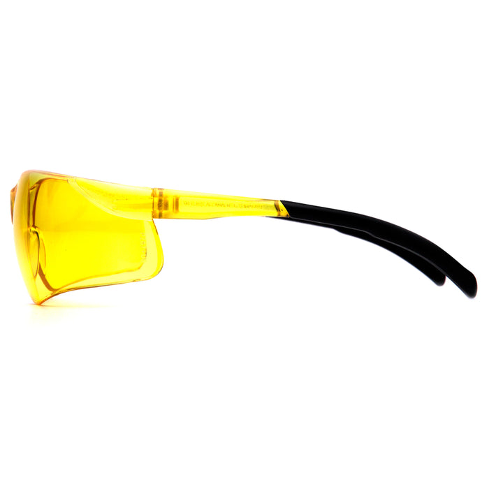 Pyramex® Atoka Soft Non-Slip Rubber Black Temples Safety Glasses