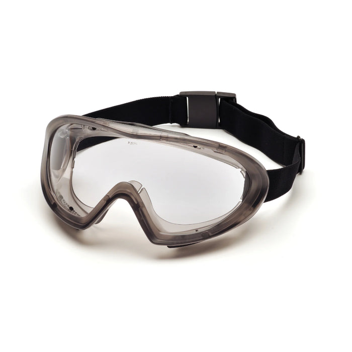 Pyramex® Capstone 500 - Removable Vent Caps With Chemical Resistance Safety Goggle