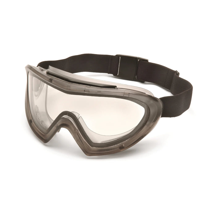 Pyramex® Capstone Dual Lens Chemical And Scratch Resistant Safety Goggles - G504DT