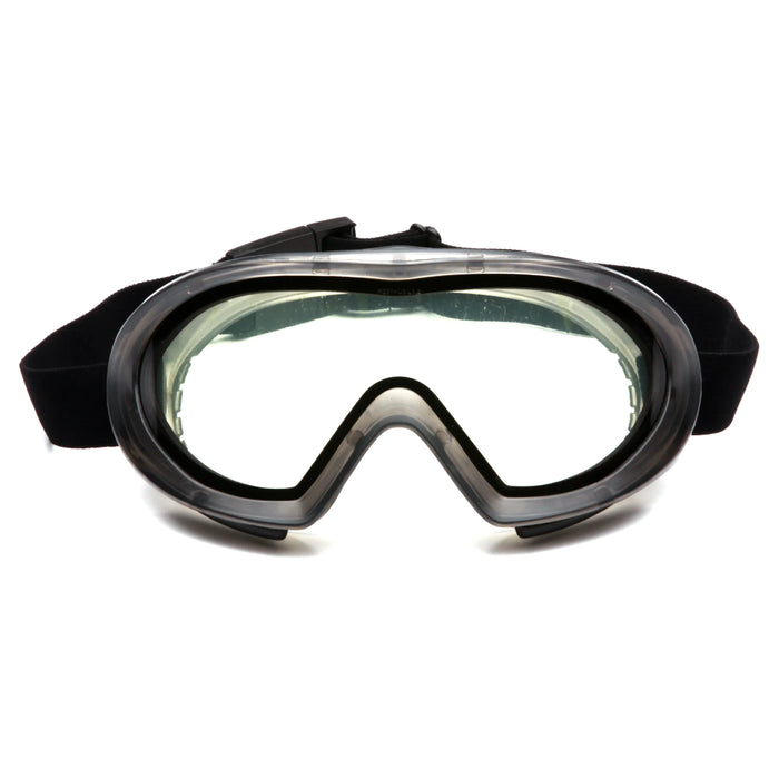 Pyramex® Capstone Dual Lens Chemical And Scratch Resistant Safety Goggles - G504DT
