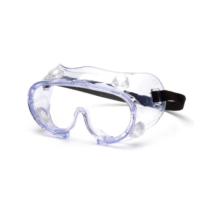 Pyramex® Chemical Splash - Vented Caps With Thick Frame Safety Goggles