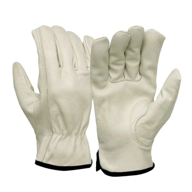 Pyramex® Cowhide Leather Driver With Slip-On Cuff Style Safety Gloves - GL2004