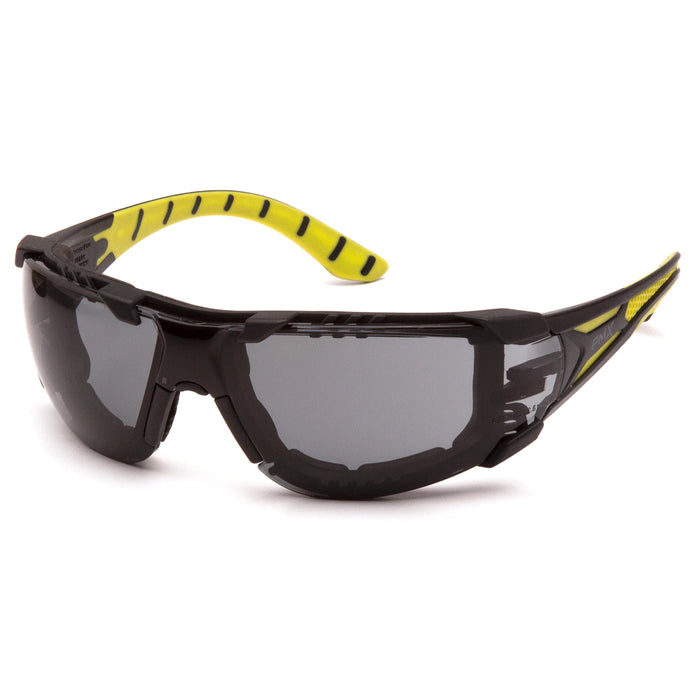Pyramex® Endeavour Plus Foam Padded - Adjustable Rubber Nosepiece and Dielectric Safety Glasses