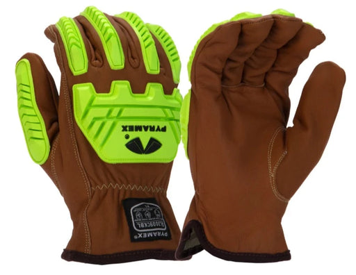 Pyramex Hi-Vis - FR Treated ANSI Cut Level A4 Safety Work Gloves - GL3009CKB