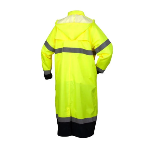 Pyramex Hi-Vis Breathable Raincoat With Drawstring Hood - Class - 3 - RRWC3110