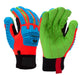 Pyramex Hi-Vis Impact Resistant ANSI Cut Level A2 Safety Work Gloves - GL804C