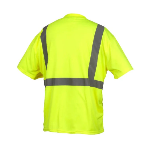 Pyramex Hi-Vis Lightweight Moisture Wicking Safety T-Shirt - Class 2 - RTS21NP