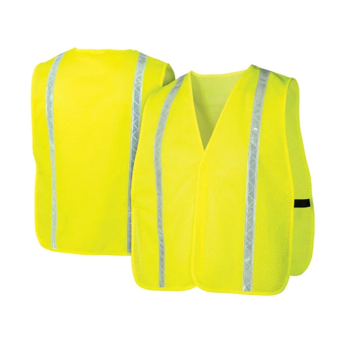 Pyramex Hi-Vis Lightweight Safety Mesh Vest - One Size - RV1