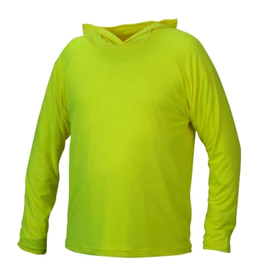 Pyramex Hi-Vis Long Sleev Pullover Hoodie - UPF Protection - RLPH1NS