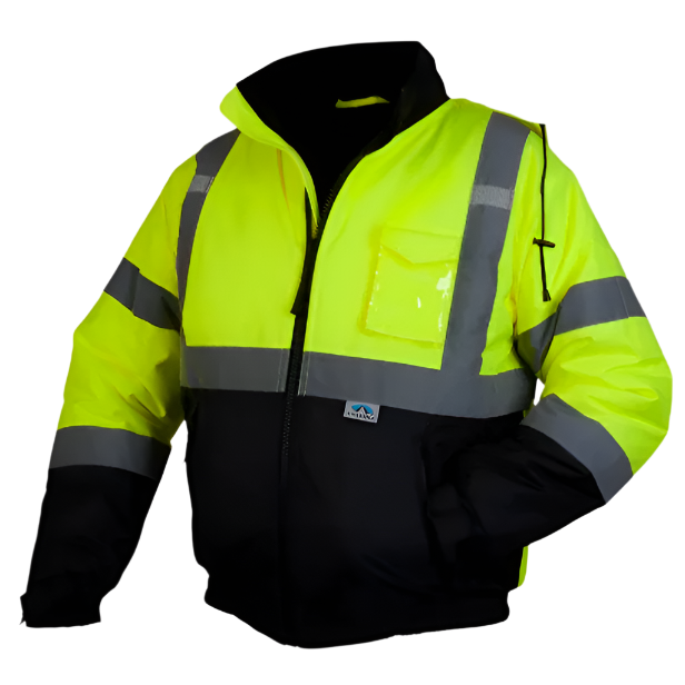 Pyramex® Hi Vis Waterproof Bib & Jacket Bundle