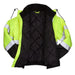 Pyramex Hi Vis Weatherproof Black Bottom Bomber Safety Jacket - Type R ANSI Class - RJ32