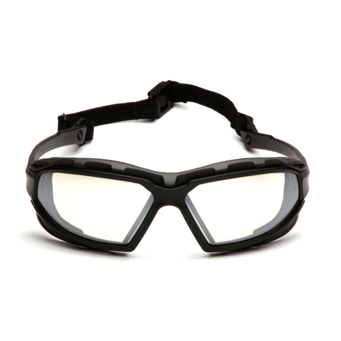 Pyramex® Highlander Plus - Foam Padding - Detachable Strap - Vented Frame Safety Glasses