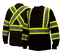 Pyramex Long Sleeve X - Back Safety Shirt With Drawstring Hood - RCLTS31