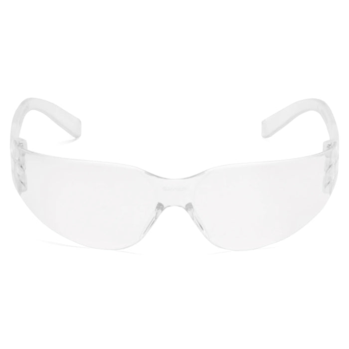 Pyramex Mini Intruder Safety Glasses | Graue Gläser, Kratzfest, ANSI Z87, Schmal