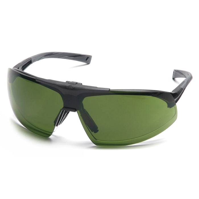Pyramex Onix Plus IR - Scratch Resistant with Adjustable Rubber Nosepiece Safety Glasses