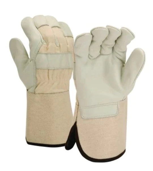 Pyramex Premium Cowhide Leather - Puncture Resistant Safety Gloves - GL1004W