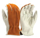 Pyramex Premium Grain-Split Cowhide Leather Driver Safety Gloves - GL2008K