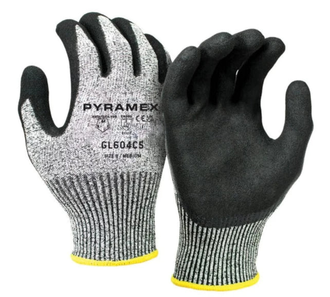 Pyramex Punture And Cut Resistant ANSI Cut Level A4 Safety Gloves - GL604C5