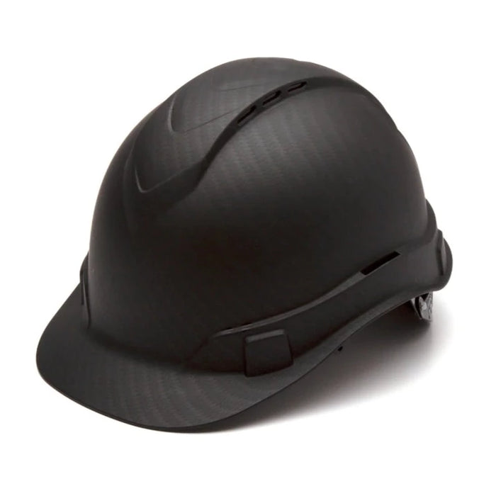 Pyramex® Ridgeline Vented Cap Style Hard Hat - 4-Point Ratchet Suspension - Graphite Pattern - HP44117V
