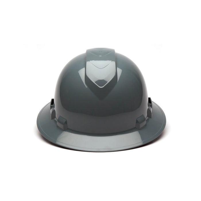 Pyramex Ridgeline Vented Full Brim Hard Hat - 4-Point Ratchet Suspension - HP541V